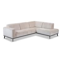 Haluta Hoekbank Sittard - 256 x 188 x 77 cm - Beige - Rechts