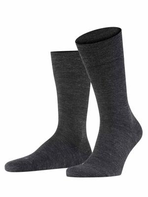 FALKE - Sokken - Sensitive Berlin - Heren - Antraciet Melange - 3080, Maat:43-46