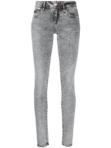 Philipp Plein jean slim à taille haute - Gris