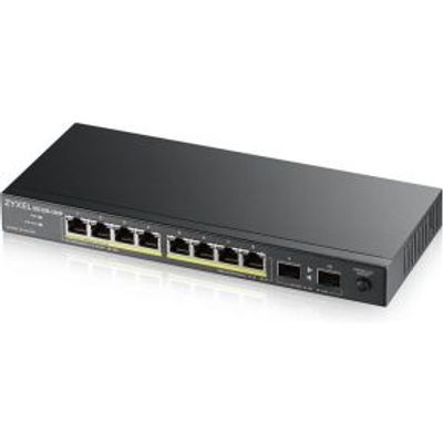 Zyxel GS1100-10HP v2 Unmanaged Gigabit Ethernet (10/100/1000) Power over Ethernet (PoE) Zwart