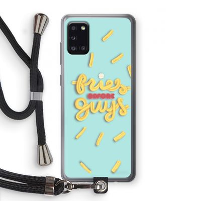 Always fries: Samsung Galaxy A31 Transparant Hoesje met koord