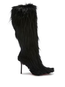 Heron Preston bottes en cuir artificiel à talon aiguille 100 mm - Noir