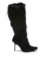 Heron Preston bottes en cuir artificiel à talon aiguille 100 mm - Noir