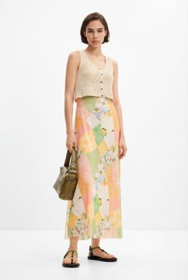 Hybride midi-jurk - MATERIAL FINISHES - XL