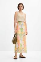 Hybride midi-jurk - MATERIAL FINISHES - XL