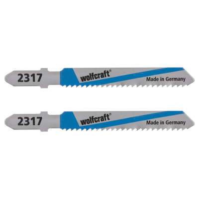 Wolfcraft Decoupeerzaagblad | HSS | L=75mm | T-Schaft | 2 stuks - 2317000