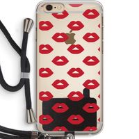 Lips: iPhone 6 PLUS / 6S PLUS Transparant Hoesje met koord
