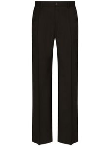 Dolce & Gabbana pantalon de costume à plis marqués - Noir