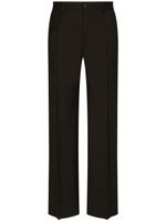 Dolce & Gabbana pantalon de costume à plis marqués - Noir