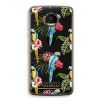Kleurrijke papegaaien: Motorola Moto Z Force Transparant Hoesje Kleurrijke papegaaien: Motorola Moto Z Force Transparant Hoesje