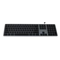 Matias Draadloos USB-C Aluminium Toetsenbord voor Mac Duits QWERTZ Space Gray Matias Draadloos USB-C Aluminium Toetsenbord voor Mac Duits QWERTZ Space Gray