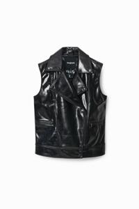 Oversized bikervest - BLACK - M