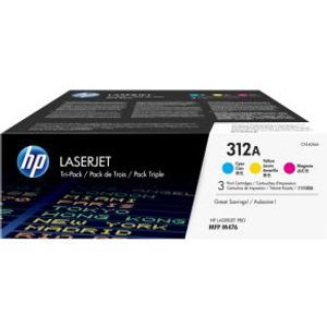 HP 312A originele cyaan/magenta/gele LaserJet tonercartridges, 3-pack