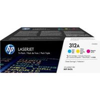 HP 312A originele cyaan/magenta/gele LaserJet tonercartridges, 3-pack - thumbnail