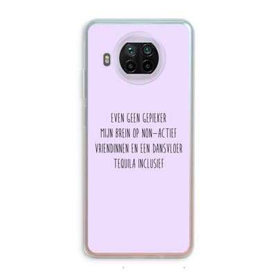 Tequila: Xiaomi Mi 10T Lite 5G Transparant Hoesje