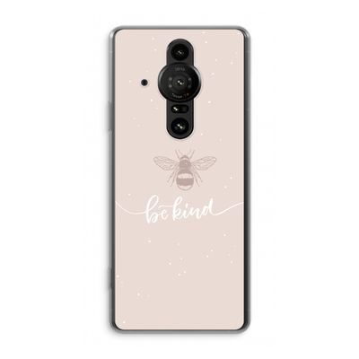 Be(e) kind: Sony Xperia Pro-I Transparant Hoesje