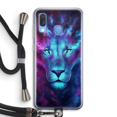 Firstborn: Samsung Galaxy A40 Transparant Hoesje met koord