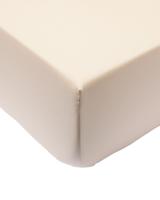 HEMA Hoeslaken 140x200cm katoen percal greige (naturel)