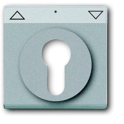 Busch-Jaeger 2CKA001710A3662 Sleutelschakelaar, Sleuteltoets Afdekking Future lineair Witaluminium (RAL 9006), Aluminium 1 stuk(s)