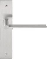 Formani deurkruk Mathieu Bruls EDGY EGP236SFC ongeveerd op schild blind - mat RVS