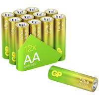 GP Ultra AA batterij (penlite) Alkaline 1.5 V 12 stuk(s) - thumbnail