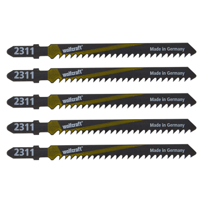 Wolfcraft Decoupeerzaagblad | HCS | L=100mm | T-Schaft | 5 stuks - 2361000