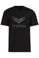 TRIGEMA Comfort Fit Dames T-shirt antraciet, Effen