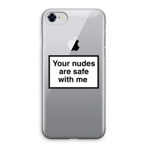 Safe with me: iPhone 8 Transparant Hoesje