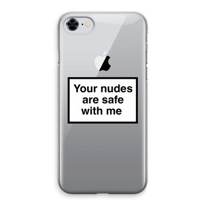 Safe with me: iPhone 8 Transparant Hoesje