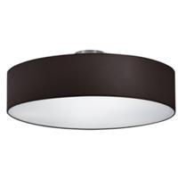 Moderne LED Plafondlamp - Rond - Mat Zwart - Aluminium - 3x E27 Fitting