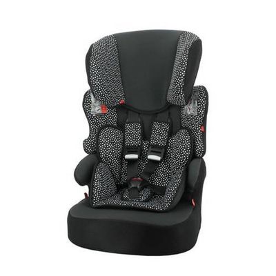 HEMA autostoel doorgroei 9-36kg zwart/witte stip