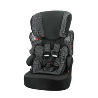 HEMA autostoel doorgroei 9-36kg zwart/witte stip - thumbnail