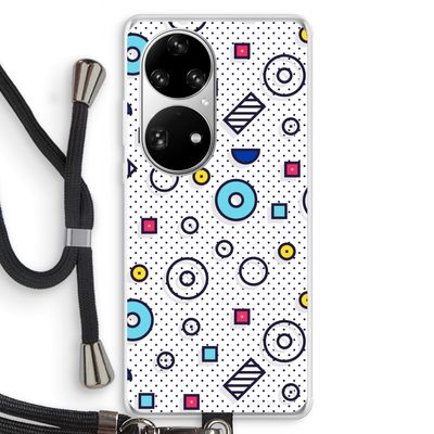 8-bit N°9: Huawei P50 Pro Transparant Hoesje met koord