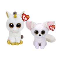 Ty - Knuffel - Beanie Boo's - Pegasus Unicorn & Phoenix Fox