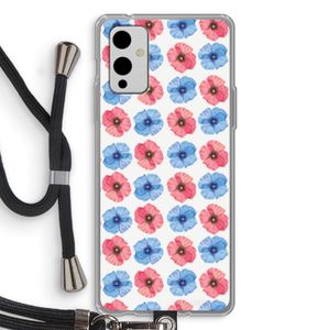 Klaproosjes: OnePlus 9 Transparant Hoesje met koord