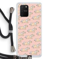 Ponys: Samsung Galaxy S10 Lite Transparant Hoesje met koord