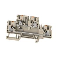 Weidmüller 2704380000 Componentenserieklem Push-In-klem Beige 50 stuk(s)