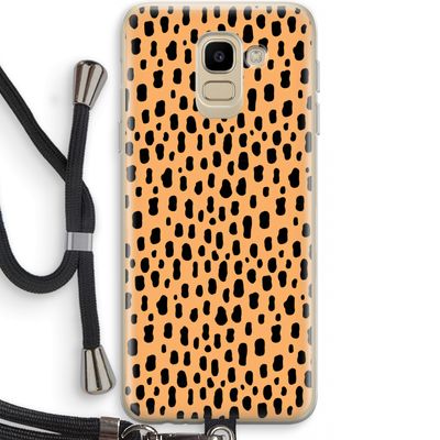 Panter: Samsung Galaxy J6 (2018) Transparant Hoesje met koord