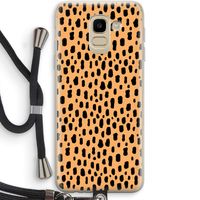 Panter: Samsung Galaxy J6 (2018) Transparant Hoesje met koord