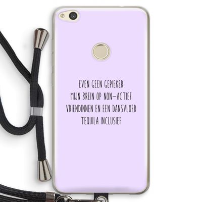 Tequila: Huawei Ascend P8 Lite (2017) Transparant Hoesje met koord