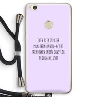 Tequila: Huawei Ascend P8 Lite (2017) Transparant Hoesje met koord