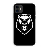Angry Bear (black): iPhone 11 Tough Case
