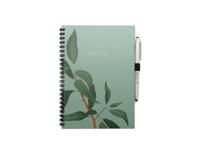MOYU Uitwisbaar notitieboek - hardcover a5 - lovely leaf
