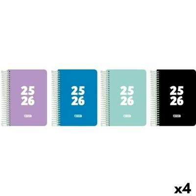 Agenda ENRI 1/4 15 x 21 cm 2025-2026 (4 Stuks)