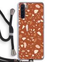 Terrazzo N°22: Oppo A91 Transparant Hoesje met koord