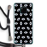 Eyes pattern: Huawei Mate 20 Pro Transparant Hoesje met koord