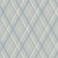 Dutch Wallcoverings Sauvage Ruit - Grijs/Blauw