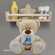 Knuffel Boris Baby Cadeau met logo