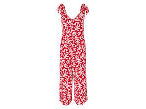 esmara Dames jumpsuit (L (44/46), Rood/print)