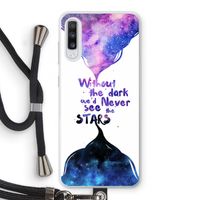 Stars quote: Samsung Galaxy A70 Transparant Hoesje met koord Stars quote: Samsung Galaxy A70 Transparant Hoesje met koord